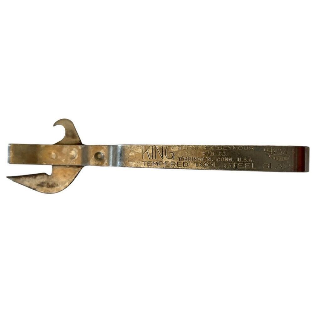 VTG King Turner & Seymour Torrington CT Bar Can & Bottle Opener Cork Screw Tool